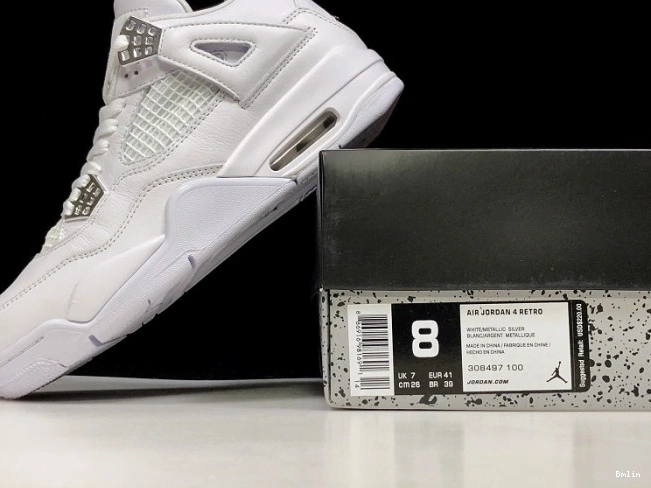 Bmlin Shoes 308497-100 4 Pure Money Retro Jordan Air 0820
